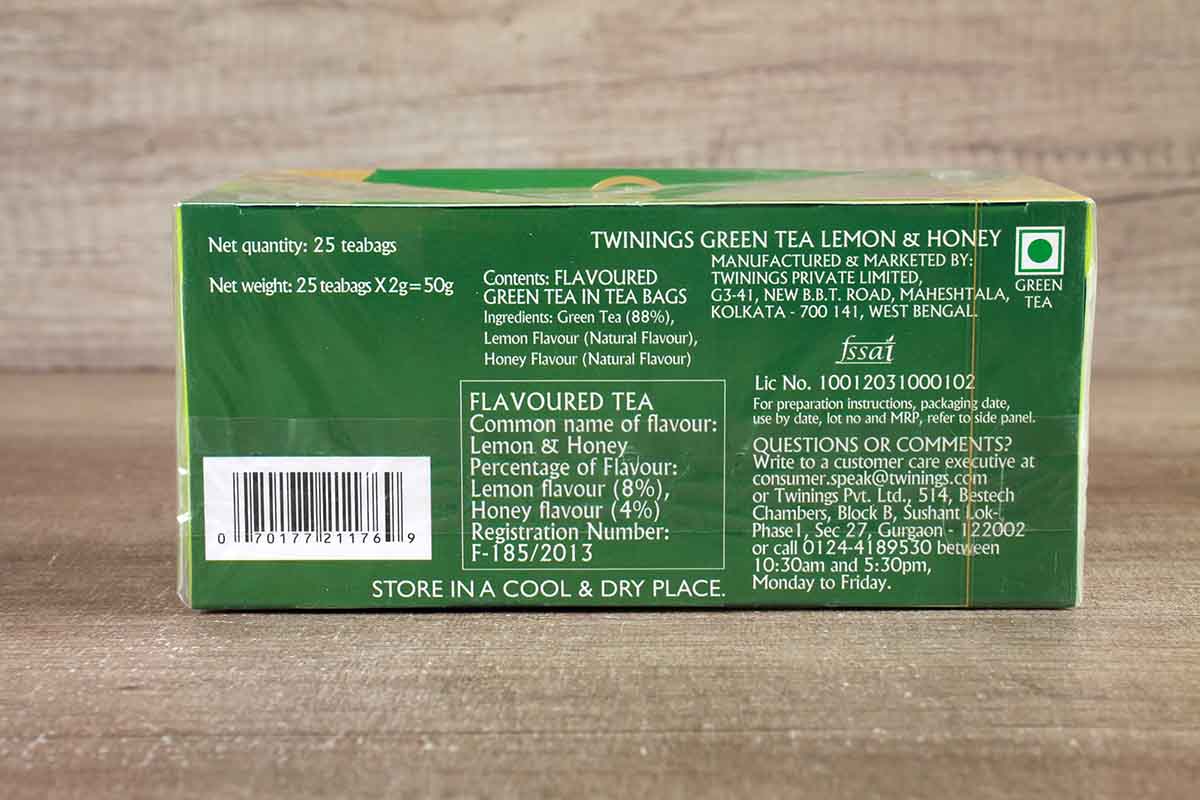Twinings Of London Lemon & Honey Green Tea 25 Bag