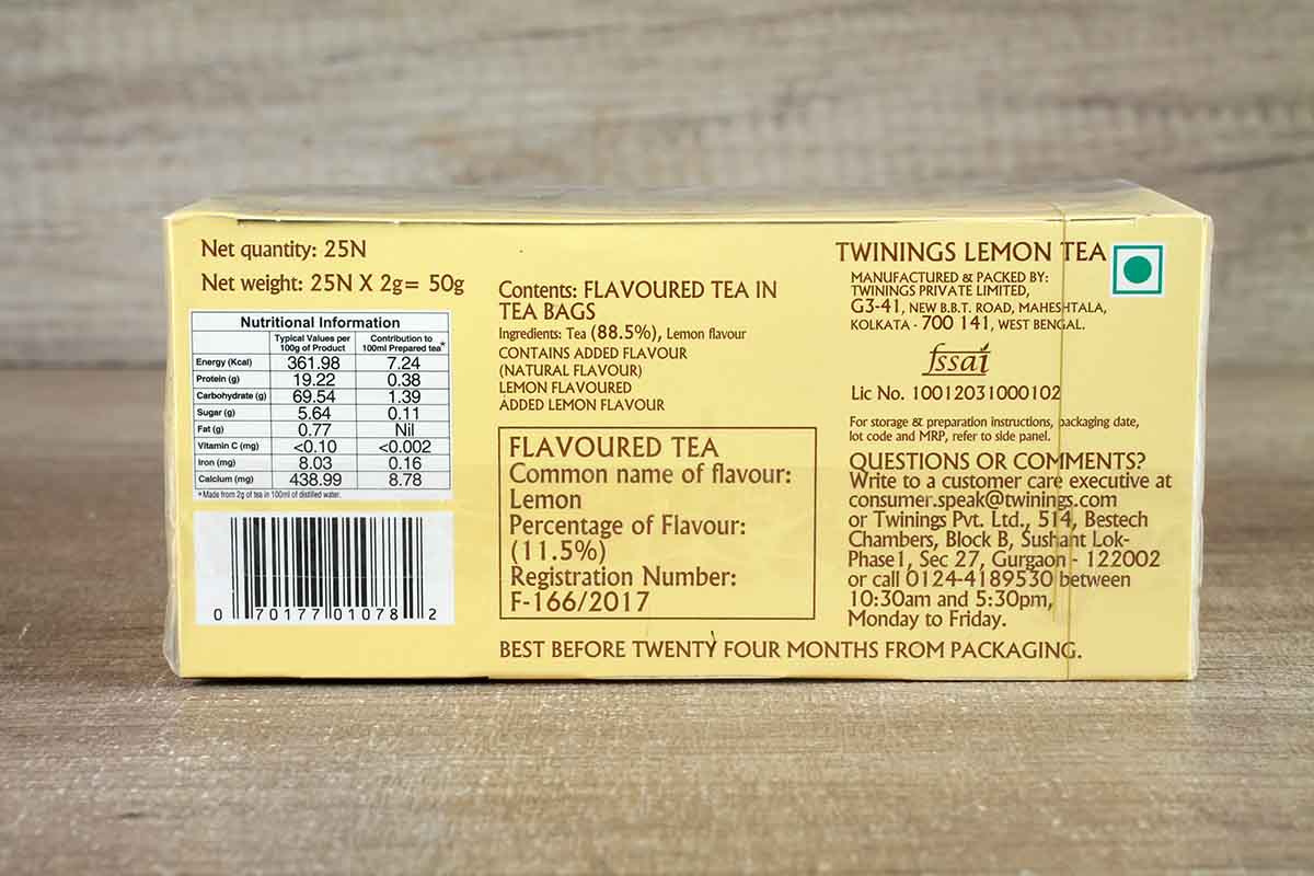 Twinings Lemon Tea 25 Bag