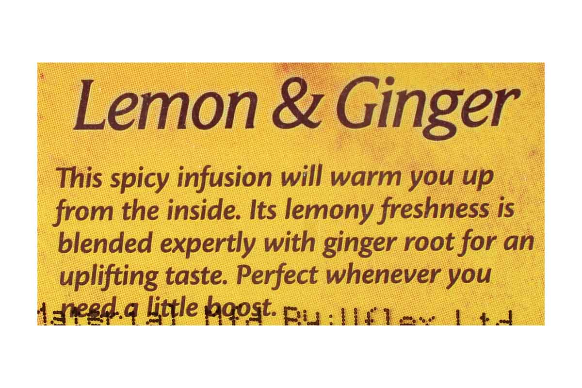 Twinings Lemon & Ginger 25 Bag