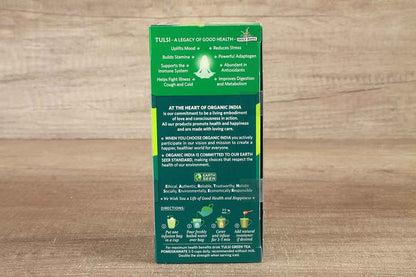 Organic India Tulsi Green Tea Pomegranate 25 Bag 50 Gm