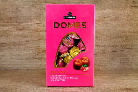 Sapphire Domes Strawberry Flavour Chocolate 420 Gm