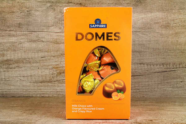 sapphire domes orange flavour chocolate 420