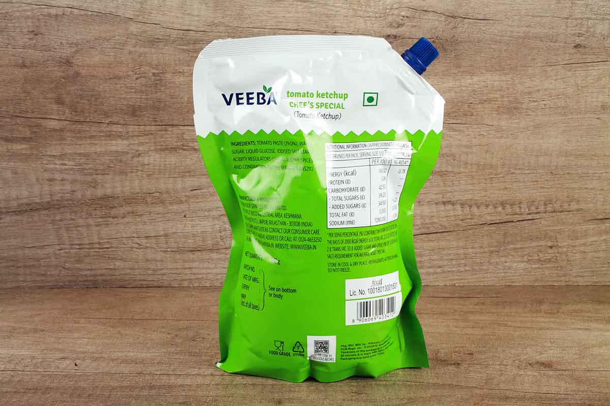 Veeba Tomato Ketchup 900 Gm