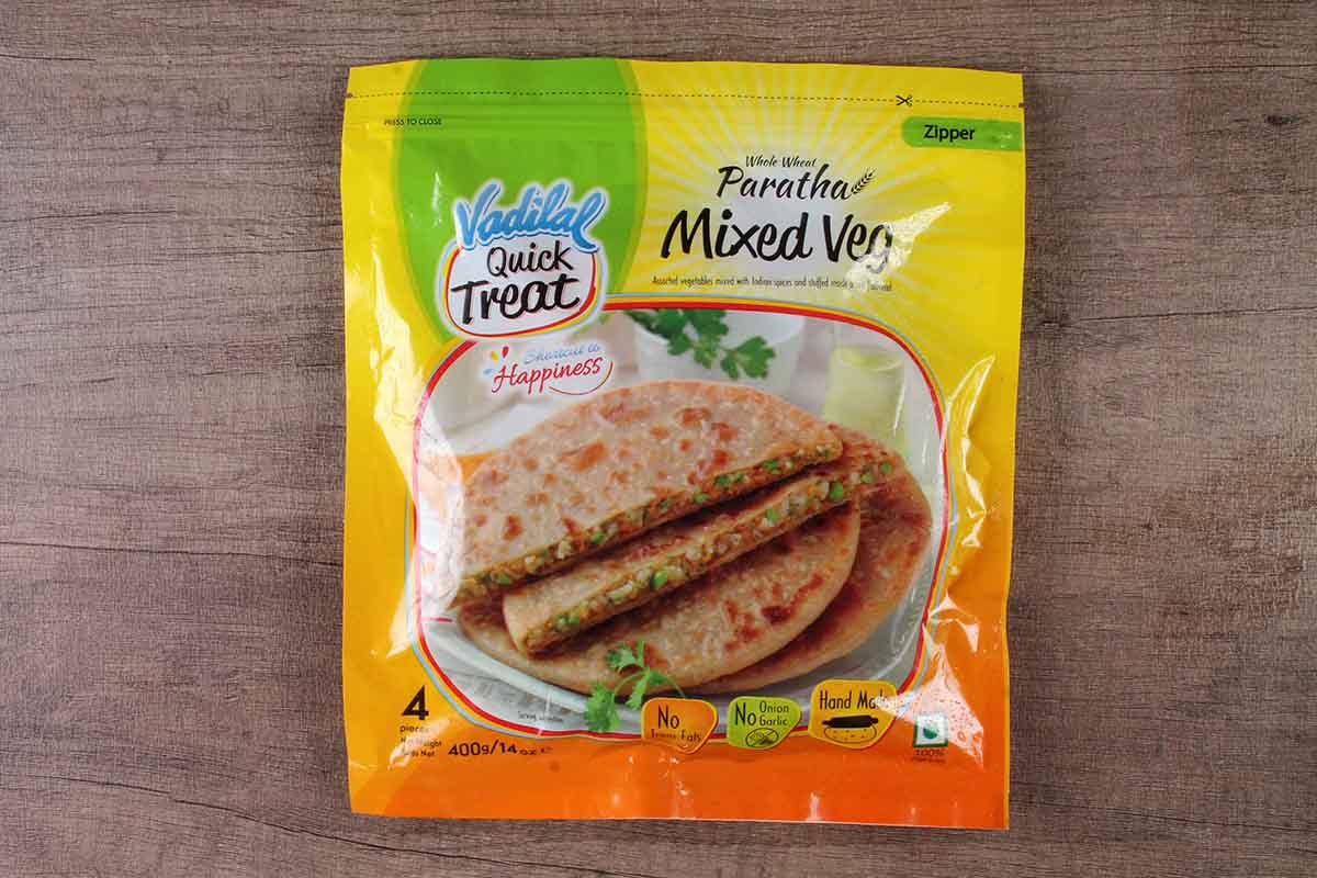 Whole Wheat Vadilal Mix Veg Paratha 400 Gm