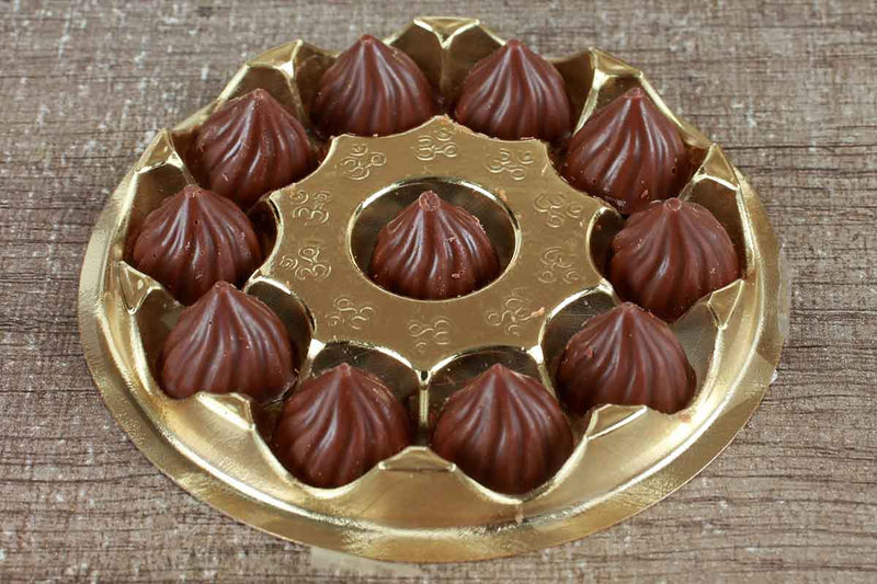 chocolate mini modak 10 pc 20 gm