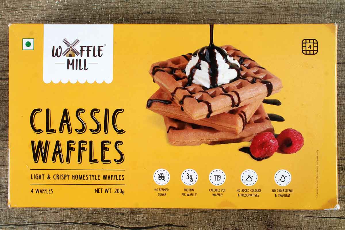 Waffle Mill Toaster Classic Waffles 4 Pc 200 Gm
