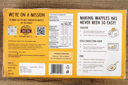 Waffle Mill Toaster Classic Waffles 4 Pc 200 Gm