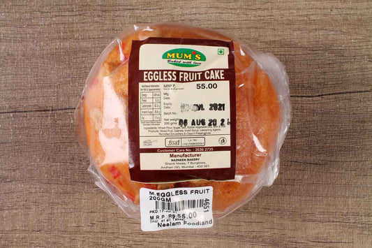 Mums Eggless Fruit Cake 200 Gm