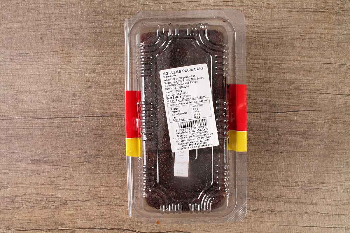 Garys Eggless Plum Cakes 250 Gm