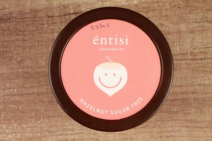 Entisi Sugar Free Hazelnut Dragees Coated Dark Chocolate 120 Gm