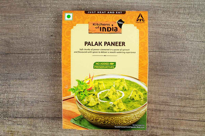 Kitchens Of India Palak Paneer Heat & Eat 285 Gm