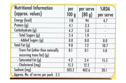 Kitchens Of India Palak Paneer Heat & Eat 285 Gm