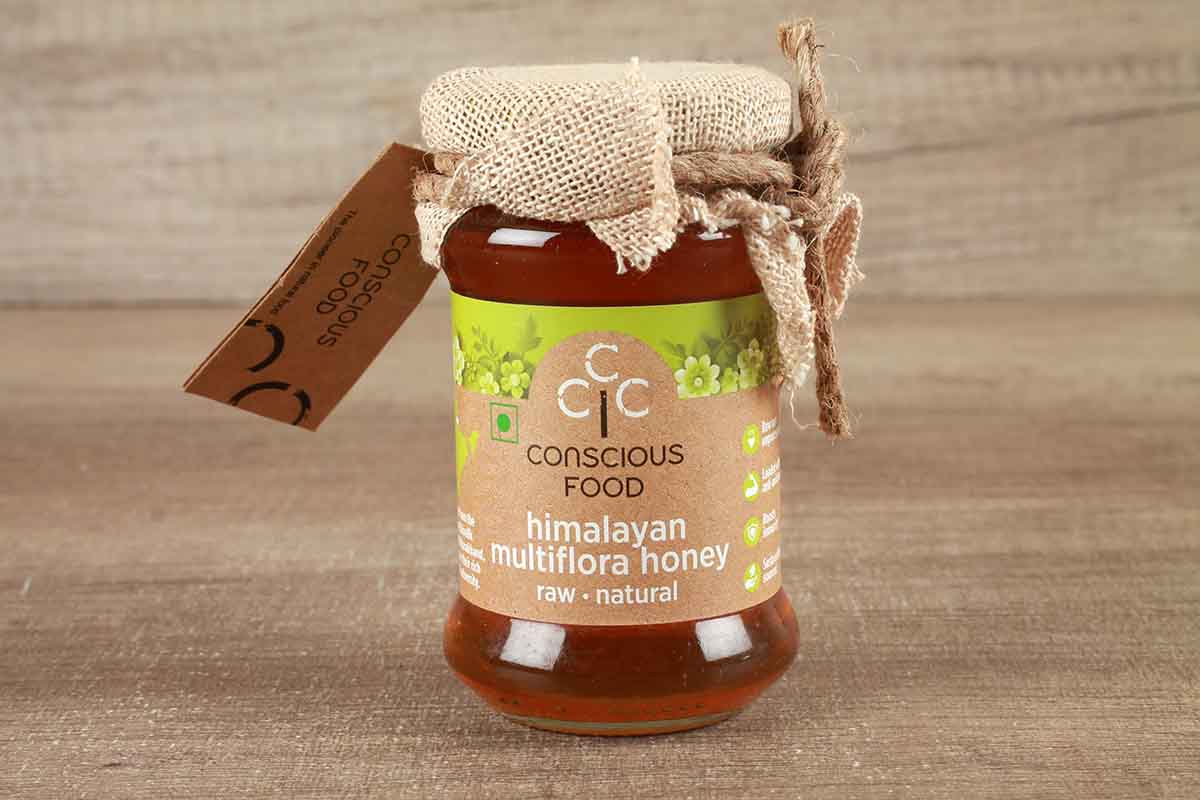 Conscious Food Himalayan Multiflora Honey Raw Natural 200 Gm
