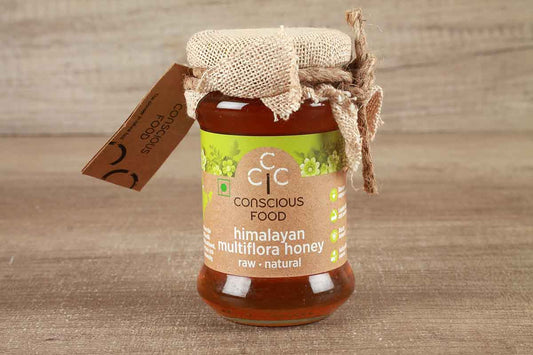 Conscious Food Himalayan Multiflora Honey Raw Natural 200 Gm