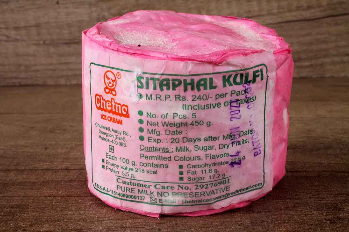 Sitaphal Kulfi Slice 475 Gm