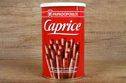 Papadopoulos Hazelnut And Cocoa Cream Wafer Roll 250 Gm