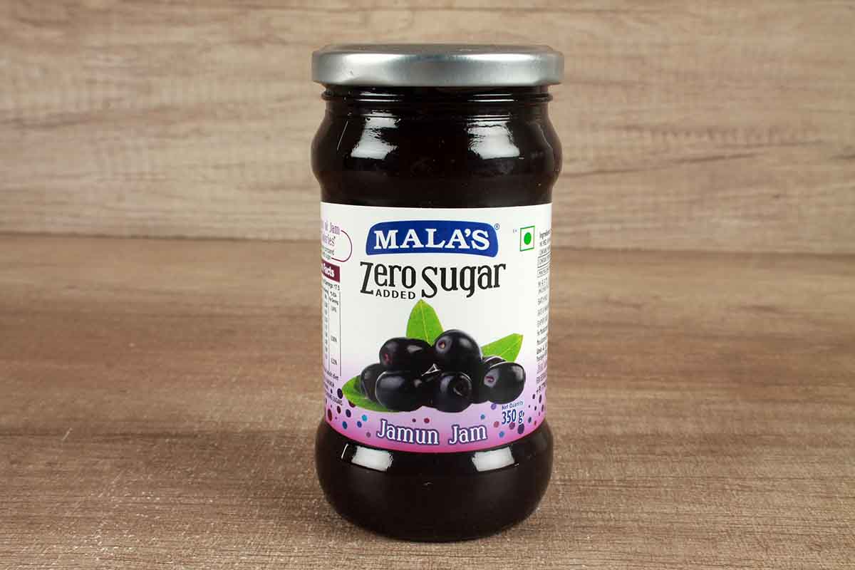 Malas Jamun Jam Zero Sugar Added 350 Gm