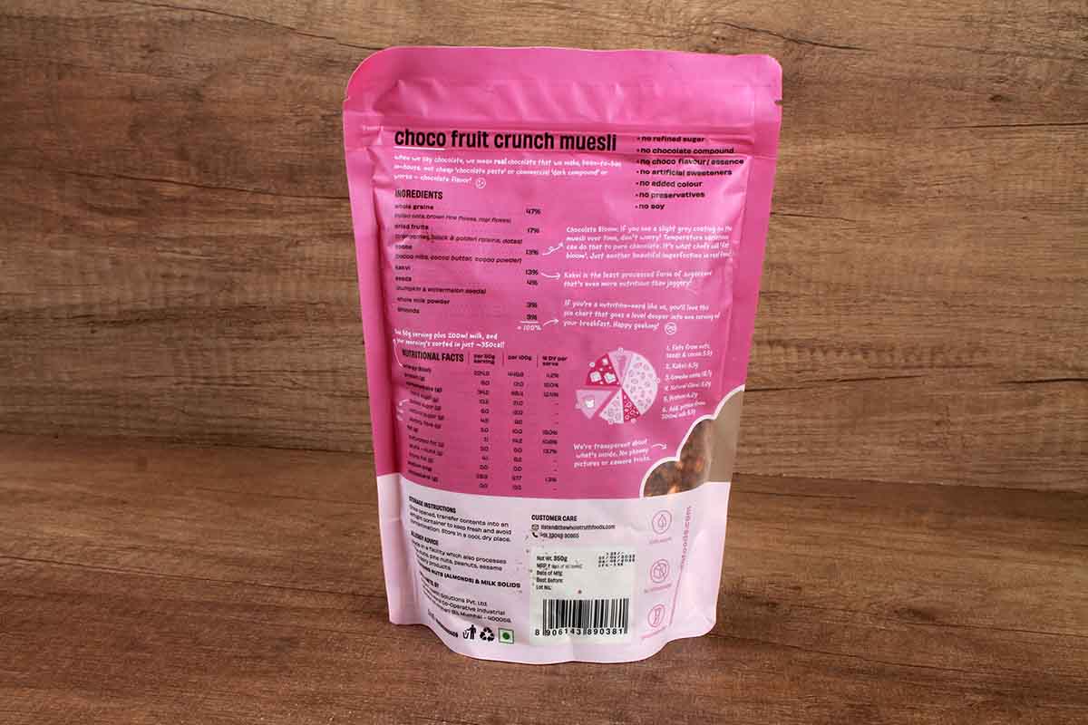 The Whole Truth Choco Friut Crunch Muesli 350 Gm