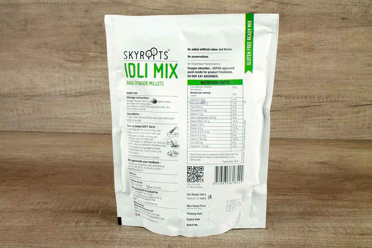Skyroots Ragi Idli Mix 300 Gm