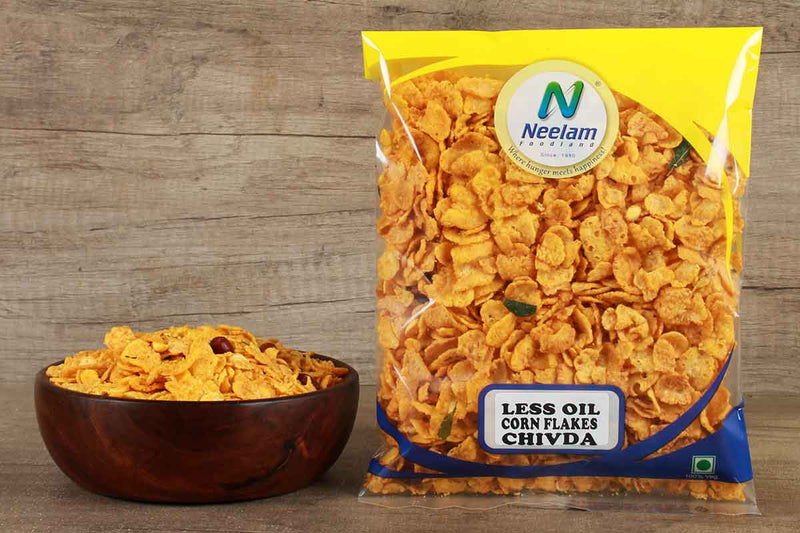 LESS OIL CORN FLAKES CHIVDA 200