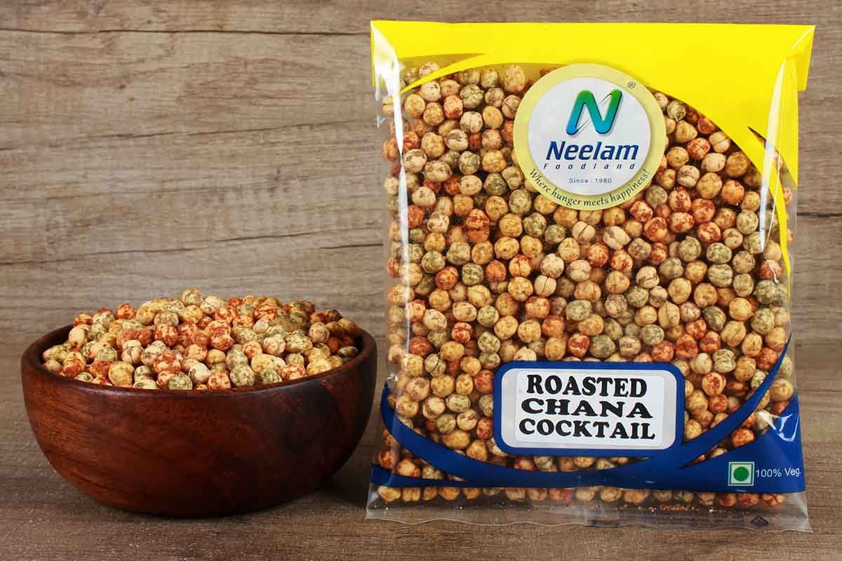 Chana✌︎ Roasted Cocktail Chana 200 Gm - Neelam Foodland Mumbai