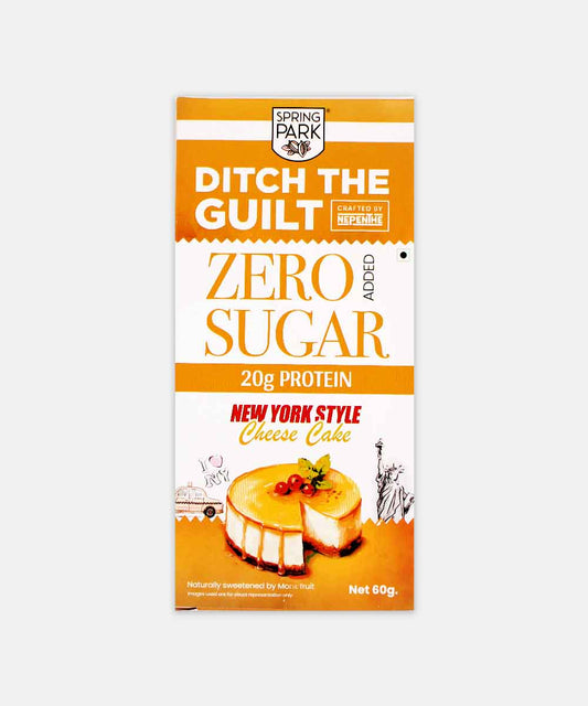 Ditch The Guilt Zero Sugar New York Style Cake Chocolate 60 Gm