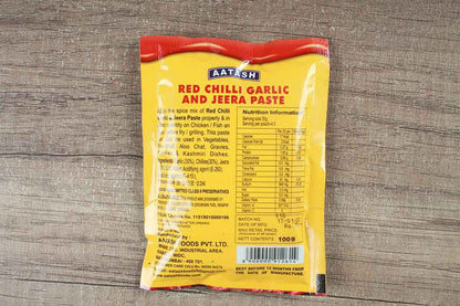 Aatash Red Chilli Garlic And Jeera Paste 100 Gm