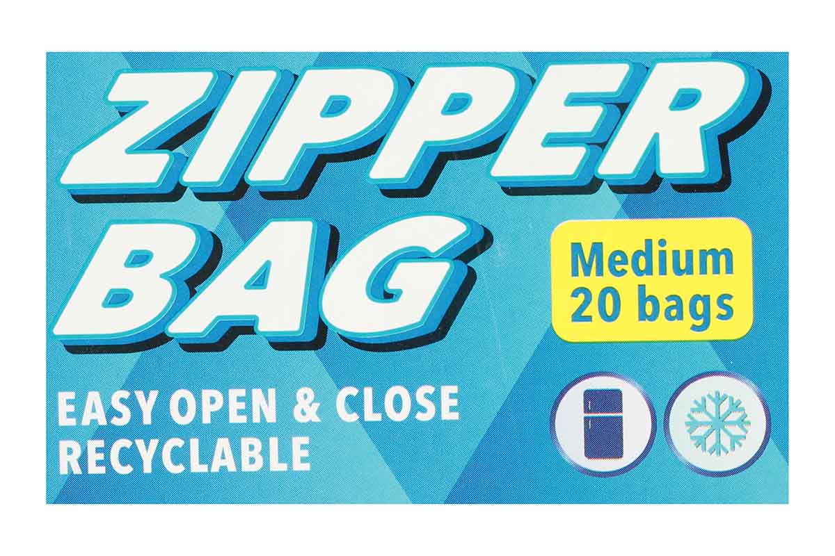 Asahi Kasei Zipper Medium Bag 20 Bags