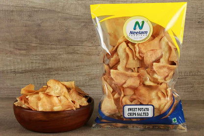 Sweet Potato Chips Plain 200 Gm