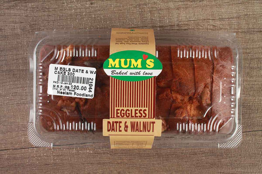 Mums Eggless Date & Walnut Cake 250 Gm