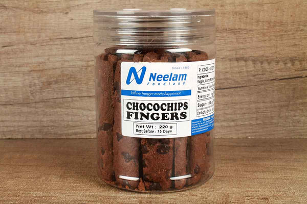 chocochips finger cookies 220 gm