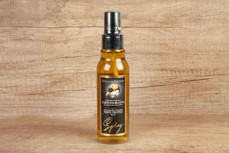 giuliano tartufi extra virgin olive oil dressing white truffle flavour spray 100 gm