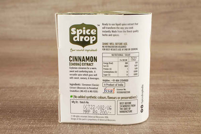 Spice Drop Cinnamon Dalchini Masala Extract 5 Ml