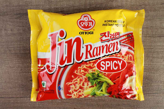 Ottogi Jin Ramen Spicy Noodle 120 Gm