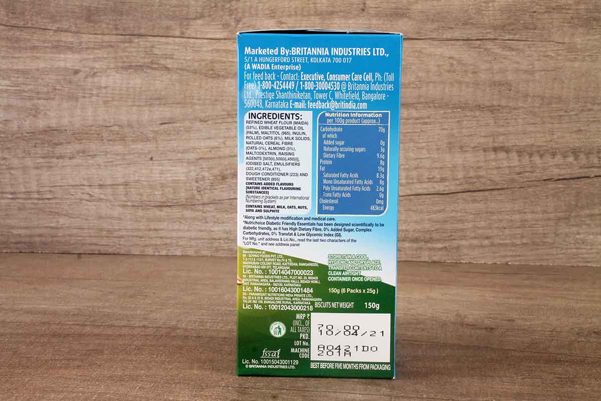 Britannia Oat Biscuits 150 Gm