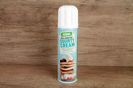 Asda 30% Less Fat Squirty Cream 250 Gm