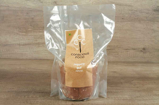 Conscious Food Organic Jaggery Gur 1 Pc 925 Gm