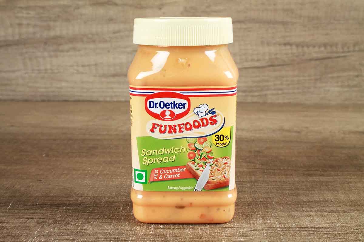 Funfood Sandwich Spread Veg Cucumber & Carrot Eggless 250 Gm