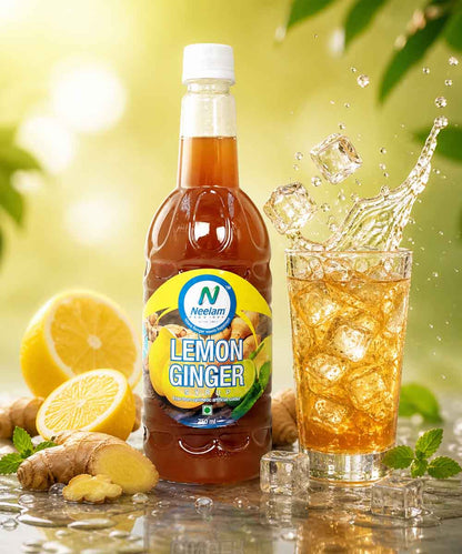 Home Made Lemon Ginger Syrup 750 Ml
