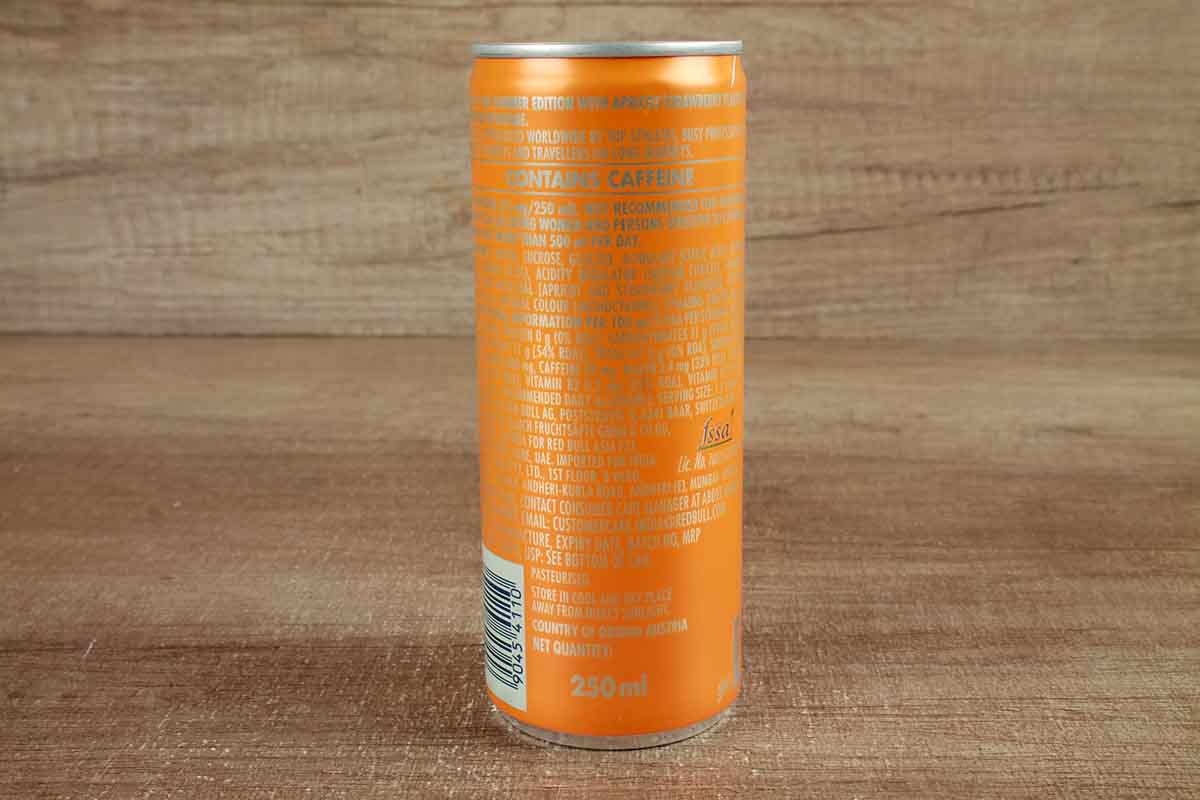 Red Bull The Summer Edition Apricot Strawberry Flavour Energy Drink 250 Ml