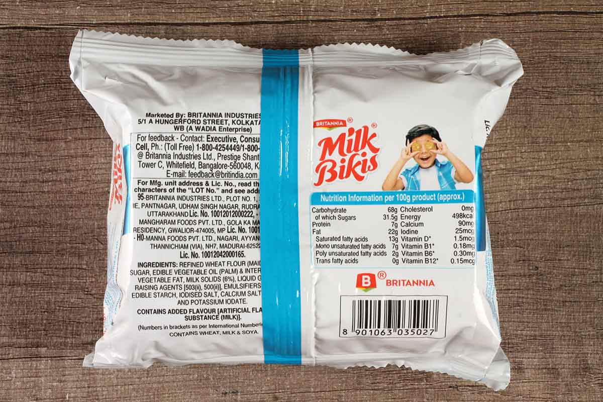 Britannia Milk Bikis 188 Gm