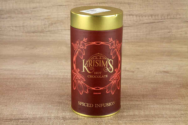 krisims spiced infusion hot chocolate 250