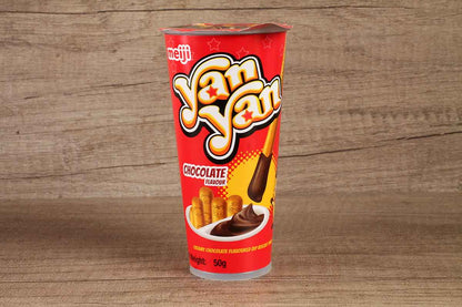 Meiji Yan Yan Chocolate Stick Biscuits 50 Gm