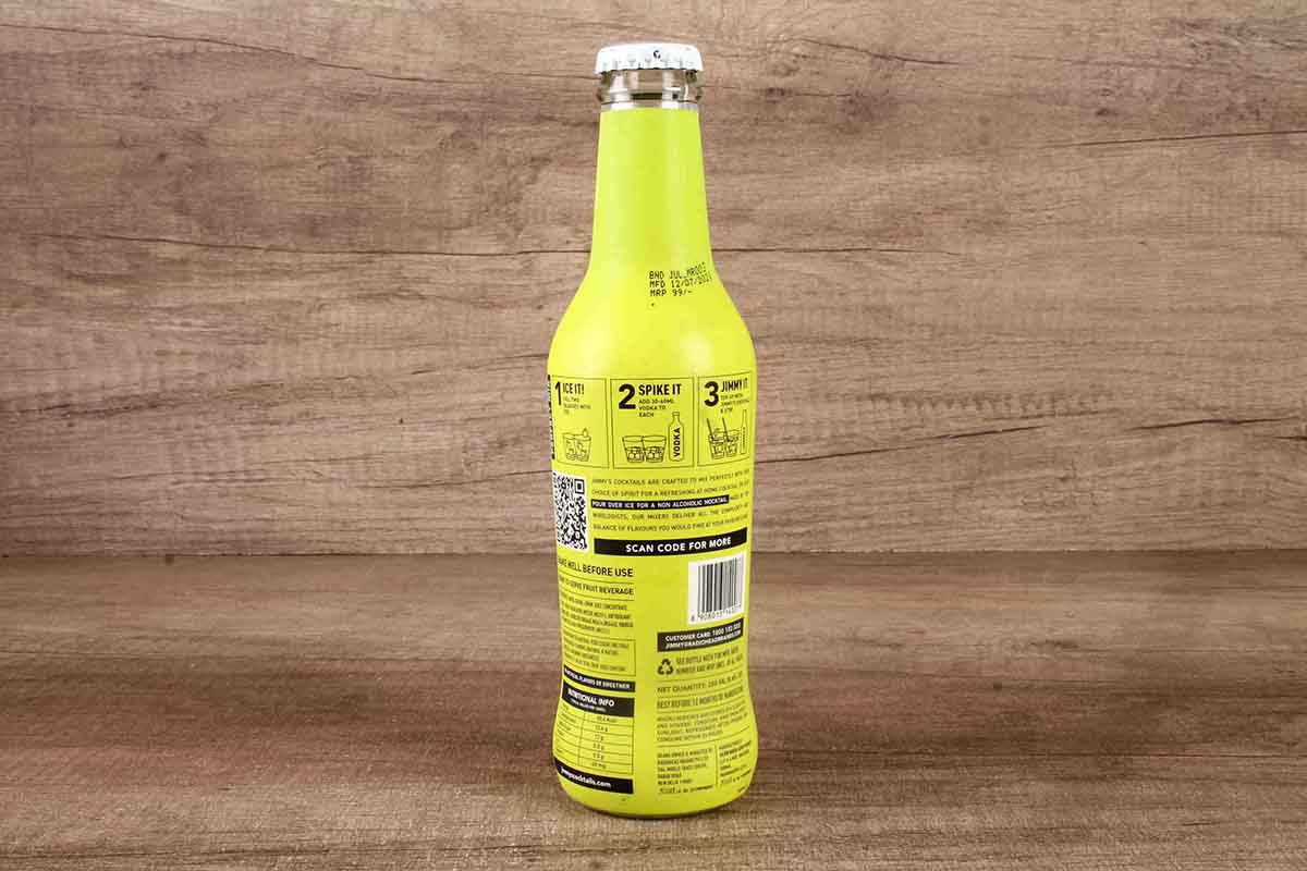 Jimmys Cocktails Margarita Drink 250 Ml