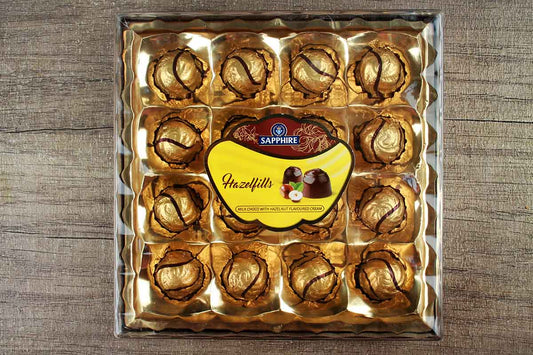 Sapphire Hazelfills Milk Choco With Hazelnut Flavoured Cream Chocolate 215 Gm