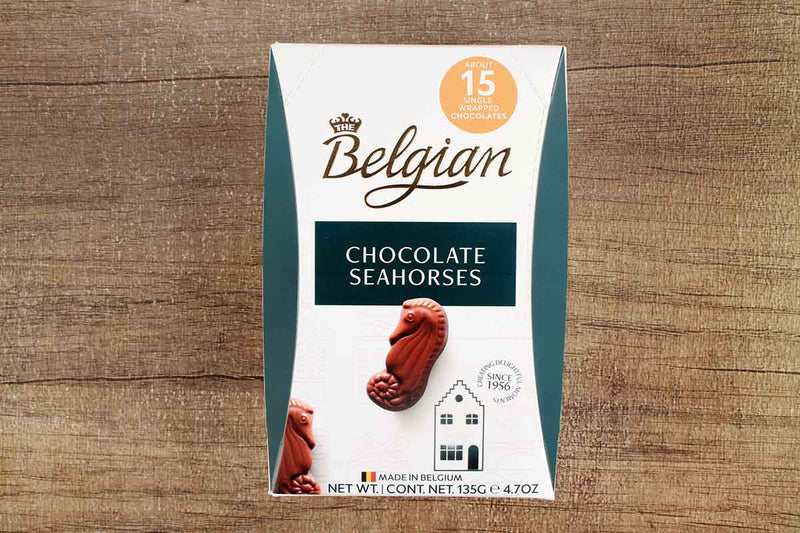 belgian seahorses chocolate 135