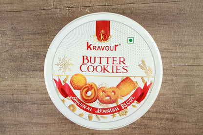 Kravour Original Danish Recipe Butter Cookies 400 Gm