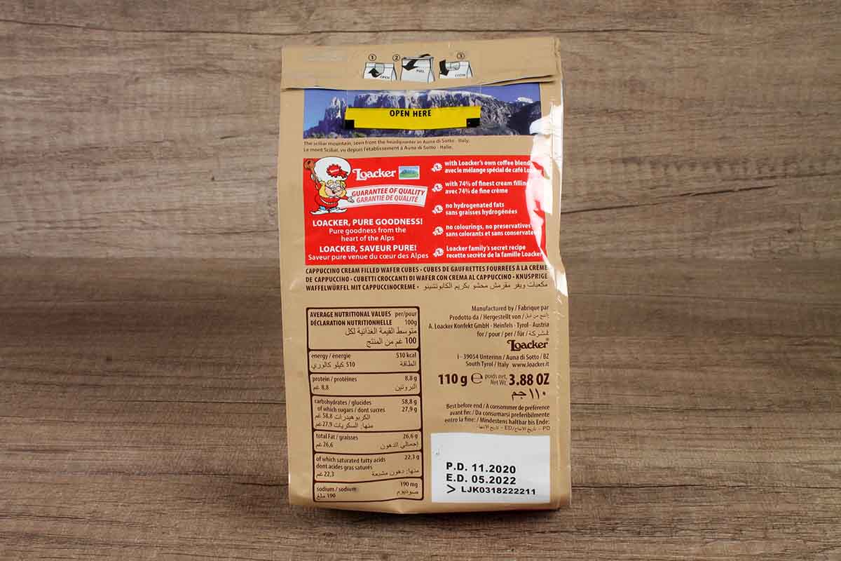 Loacker Cappuccino 110 Gm