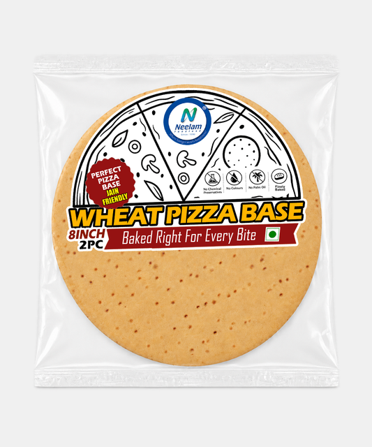 Wheat Pizza Base 2 Pieces