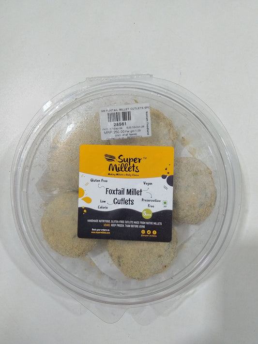 Super Millets Foxtail Millet Cutlets 5 Pc